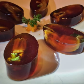 大都烤鴨 - Crystal duck's tongue - duck tongue in jelly - interesting and a lot easier to eat than traditional duck tongue - Chinese Near Me - Hong Kong, HK 大都烤鴨 - Crystal duck's tongue - duck tongue in jelly - interesting and a lot easier to eat than traditional duck tongue - Chinese Near Me - Hong Kong, HK