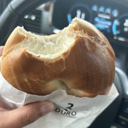 Fresh Donuts - Plain bagel toasted with cream cheese
