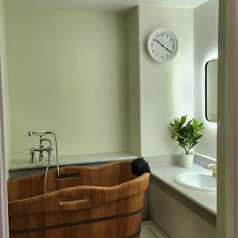 My Beauty - Facial room with large wooden bathtub and mirror. It is so beautiful. - Eyelash Service Near Me - Monterey Park, California