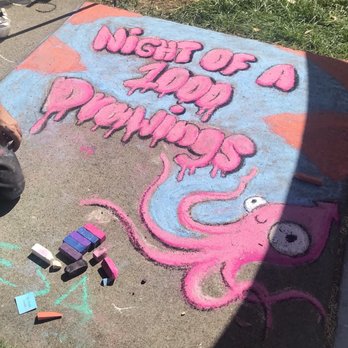 Chalk It Up! - Love this cute pink squid created by one of the local sidewalk chalk artists, I'll have to look up this event! - Community Service/Non-Profit Near Me - Sacramento, California Chalk It Up! - Love this cute pink squid created by one of the local sidewalk chalk artists, I'll have to look up this event! - Community Service/Non-Profit Near Me - Sacramento, California