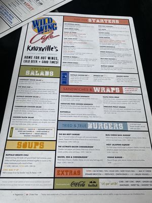 Menu photo 1 Wild Wing Cafe Powell, TN