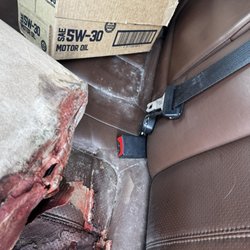 Aycock Frame & Body Shop - Damage to seat