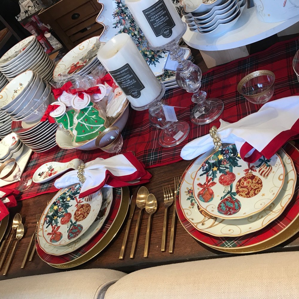 Williams-Sonoma - a christmas table setting - Specialty Food Near Me - Asheville, North Carolina Williams-Sonoma - a christmas table setting - Specialty Food Near Me - Asheville, North Carolina