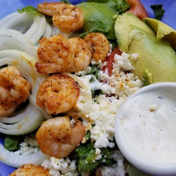 Cajun Kitchen Cafe - Blackened shrimp salad. Lots of avocado, thanks! - Cajun/Creole Near Me - Goleta, California Cajun Kitchen Cafe - Blackened shrimp salad. Lots of avocado, thanks! - Cajun/Creole Near Me - Goleta, California
