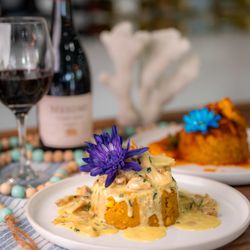 Pescaito Restaurant & Bar - Mofongo with Conch - Puerto Rican plantain mash filled with tender conch.
