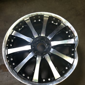 Wheel Solutions - before repair - Wheel & Rim Repair Near Me - Brighton, Massachusetts