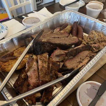 Brisket - Beef ribs, pork ribs, half chicken and pulled pork - Barbeque Near Me - North Myrtle Beach, South Carolina Brisket - Beef ribs, pork ribs, half chicken and pulled pork - Barbeque Near Me - North Myrtle Beach, South Carolina