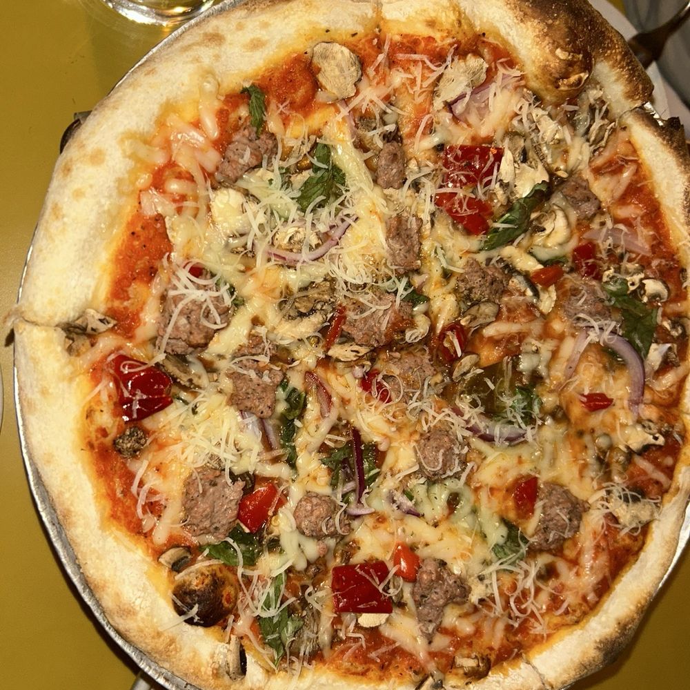 Wildseed - SPICY SAUSAGE PIZZA - Vegan Near Me - San Francisco, California Wildseed - SPICY SAUSAGE PIZZA - Vegan Near Me - San Francisco, California