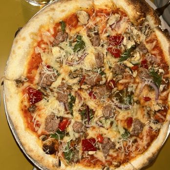 Wildseed - SPICY SAUSAGE PIZZA - Vegan Near Me - San Francisco, California