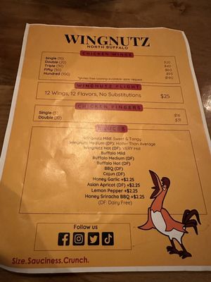 Menu photo 2 Wingnutz Buffalo, NY Menu photo 2 Wingnutz Buffalo, NY