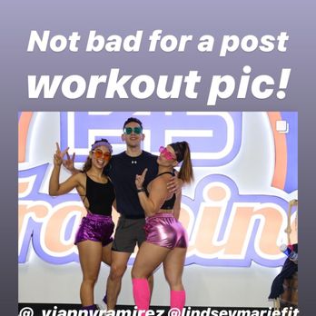 F45 Training Downtown Los Angeles - Vianny on the Left and Lindsey on the Right - Trainers Near Me - Los Angeles, California
