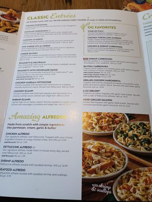 Menu photo 6 Olive Garden Italian Restaurant Avon, IN Menu photo 6 Olive Garden Italian Restaurant Avon, IN