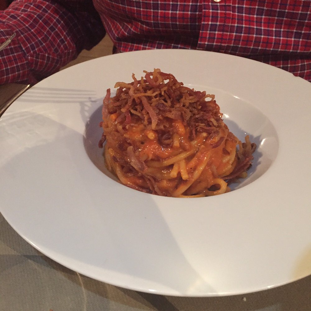 Cuoco e Camicia - Pasta with bacon - Italian Near Me - Rome, RM Cuoco e Camicia - Pasta with bacon - Italian Near Me - Rome, RM