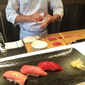 Yasu - Tuna from most lean to most fatty - Japanese Near Me - Toronto, Ontario