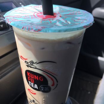 Kung Fu Tea - A Large ($5.35) Kung Fu Black Tea with Boba ($0.65) - Bubble Tea Near Me - Sterling Heights, Michigan Kung Fu Tea - A Large ($5.35) Kung Fu Black Tea with Boba ($0.65) - Bubble Tea Near Me - Sterling Heights, Michigan