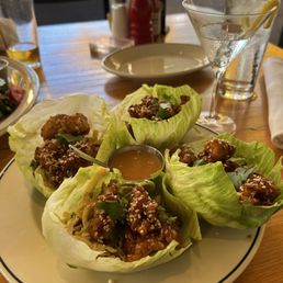 Sesame Chicken Lettuce Wraps