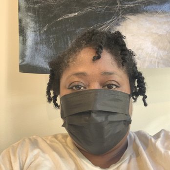 Powder Beauty - Me under the puppy poster - Nail Salons Near Me - Los Angeles, California