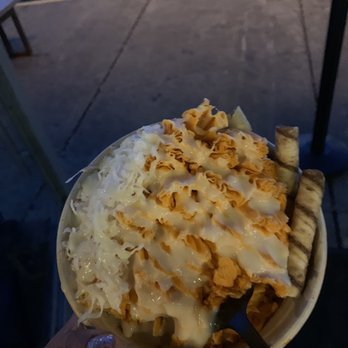 The Block - Snocream - Thai tea with coconut, hazelnut wafers and a condensed milk drizzle - Asian Fusion Near Me - Annandale, Virginia The Block - Snocream - Thai tea with coconut, hazelnut wafers and a condensed milk drizzle - Asian Fusion Near Me - Annandale, Virginia