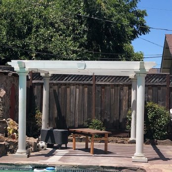 Ramos Landscaping Contractor - The pergola that was in the front yard now in the back. - Landscaping Near Me - San Jose, California Ramos Landscaping Contractor - The pergola that was in the front yard now in the back. - Landscaping Near Me - San Jose, California