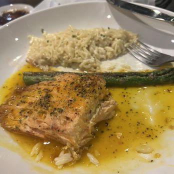 Luigi’s - Salmon with mango sauce, Orzo and grilled asperigus, Yum! - Italian Near Me - Chickasha, Oklahoma Luigi’s - Salmon with mango sauce, Orzo and grilled asperigus, Yum! - Italian Near Me - Chickasha, Oklahoma