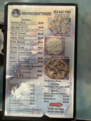 Menu photo 3 Anchor Draft House Indian Beach, NC Menu photo 3 Anchor Draft House Indian Beach, NC