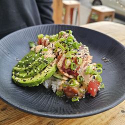 Camp 1805 Distillery & Bar - Poke rice bowl!