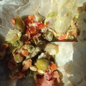 Potbelly - When ordering, I asked the man to put a tiny tiny bit of peppers on my sandwich. This is what I received. - Sandwiches Near Me - Chicago, Illinois Potbelly - When ordering, I asked the man to put a tiny tiny bit of peppers on my sandwich. This is what I received. - Sandwiches Near Me - Chicago, Illinois