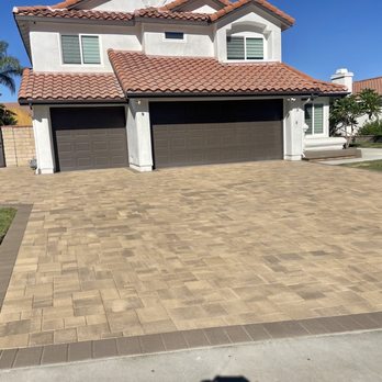 System Pavers - Drive after sealing. Color comes out more. - Masonry/Concrete Near Me - Newbury Park, California System Pavers - Drive after sealing. Color comes out more. - Masonry/Concrete Near Me - Newbury Park, California