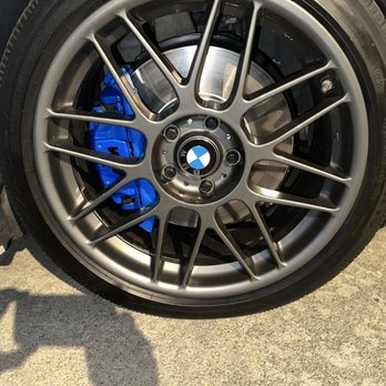 Powder Coat It - BMW 550i Front caliper - Powder Coating Near Me - Santa Cruz, California