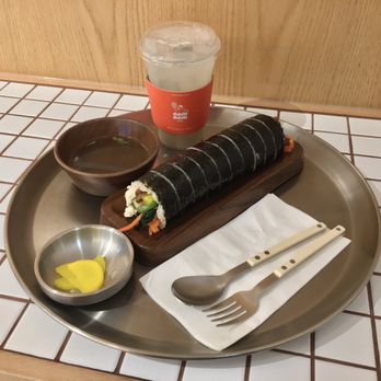 Nomnom Seoul - Tofu Kimbap + Sikhye - Korean Near Me - Vancouver, British Columbia