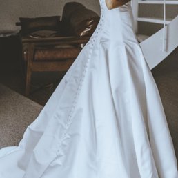 Wedding dress after alteration Wedding dress after alteration