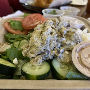 Zunzibar - Salad with curry chicken salad. - Bars Near Me - Tybee Island, Georgia Zunzibar - Salad with curry chicken salad. - Bars Near Me - Tybee Island, Georgia