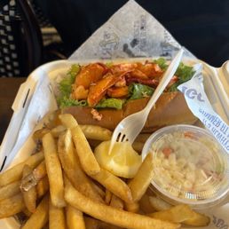 Lobster roll dinner Lobster roll dinner
