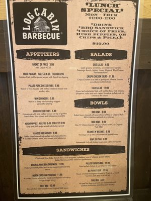 Log Cabin Barbecue by null