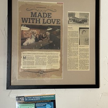 Lucy's Restaurant - a picture of the inside of the restaurant - Mexican Near Me - El Paso, Texas Lucy's Restaurant - a picture of the inside of the restaurant - Mexican Near Me - El Paso, Texas