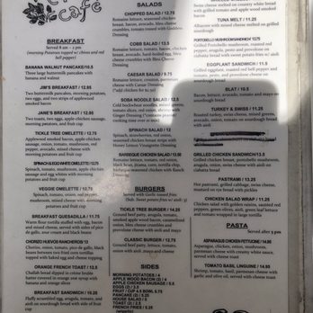 Tickle Tree Cafe - Menu - Cafes Near Me - La Crescenta, California