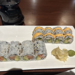 Sakana Sushi Asian Grill - Bahamas roll and the New York roll