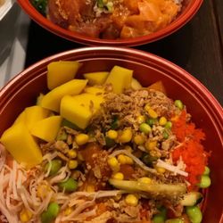 Ohana Poke & Teriyaki - Salmon and spicy tuna bowls