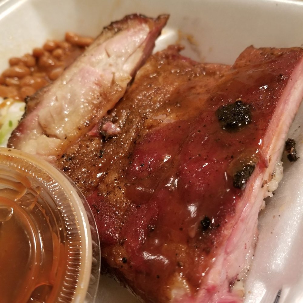 Pork ribs, coleslaw & beans! $23 Pork ribs, coleslaw & beans! $23