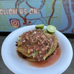 Mariscos EL Patron - Shrimp tacos