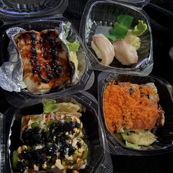 Tokyo & Beijing - Lion King Roll (top left) *Yellowtail (Hamachi) - nigiri (top right) *Black Jack Roll (bottom left) Tokyo Roll (bottom right) - Chinese Near Me - Pittsburg, California Tokyo & Beijing - Lion King Roll (top left) *Yellowtail (Hamachi) - nigiri (top right) *Black Jack Roll (bottom left) Tokyo Roll (bottom right) - Chinese Near Me - Pittsburg, California