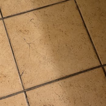 Golden Nugget Laughlin - Black and dingy bathroom floor with dark and missing grouting - Hotels Near Me - Laughlin, Nevada Golden Nugget Laughlin - Black and dingy bathroom floor with dark and missing grouting - Hotels Near Me - Laughlin, Nevada