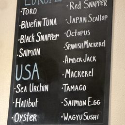 The menu board which is changed daily The menu board which is changed daily