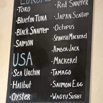 Mutsumi - The menu board which is changed daily - Japanese Near Me - Chatsworth, California