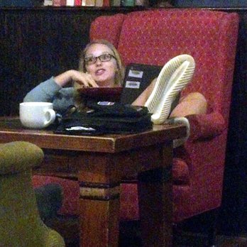 Ecity Java - Feet go on the damn floor, not where people eat and sit. - Coffee & Tea Near Me - Anderson, South Carolina