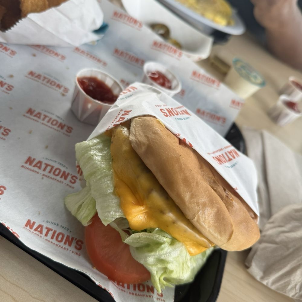Nation's Giant Hamburgers - CHEESEBURGER - Burgers Near Me - Sunnyvale, Texas