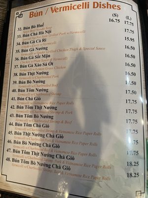 Menu photo 3 Pho Ha Noi Irvine, CA