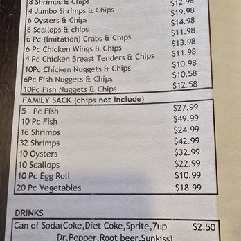 London Fish 'N Chips - Menu part 1 - Fish & Chips Near Me - Hayward, California