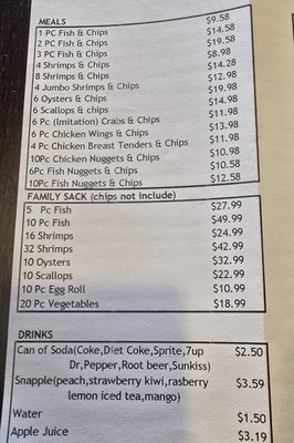 Menu photo 7 London Fish 'N Chips Hayward, CA