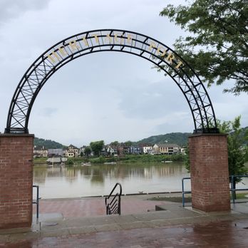 Heritage Port Park - Main entrance to the riverside park. - Parks Near Me - Wheeling, West Virginia Heritage Port Park - Main entrance to the riverside park. - Parks Near Me - Wheeling, West Virginia